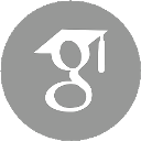 Google Scholar original round grey logo